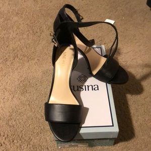 Nine West strappy heels